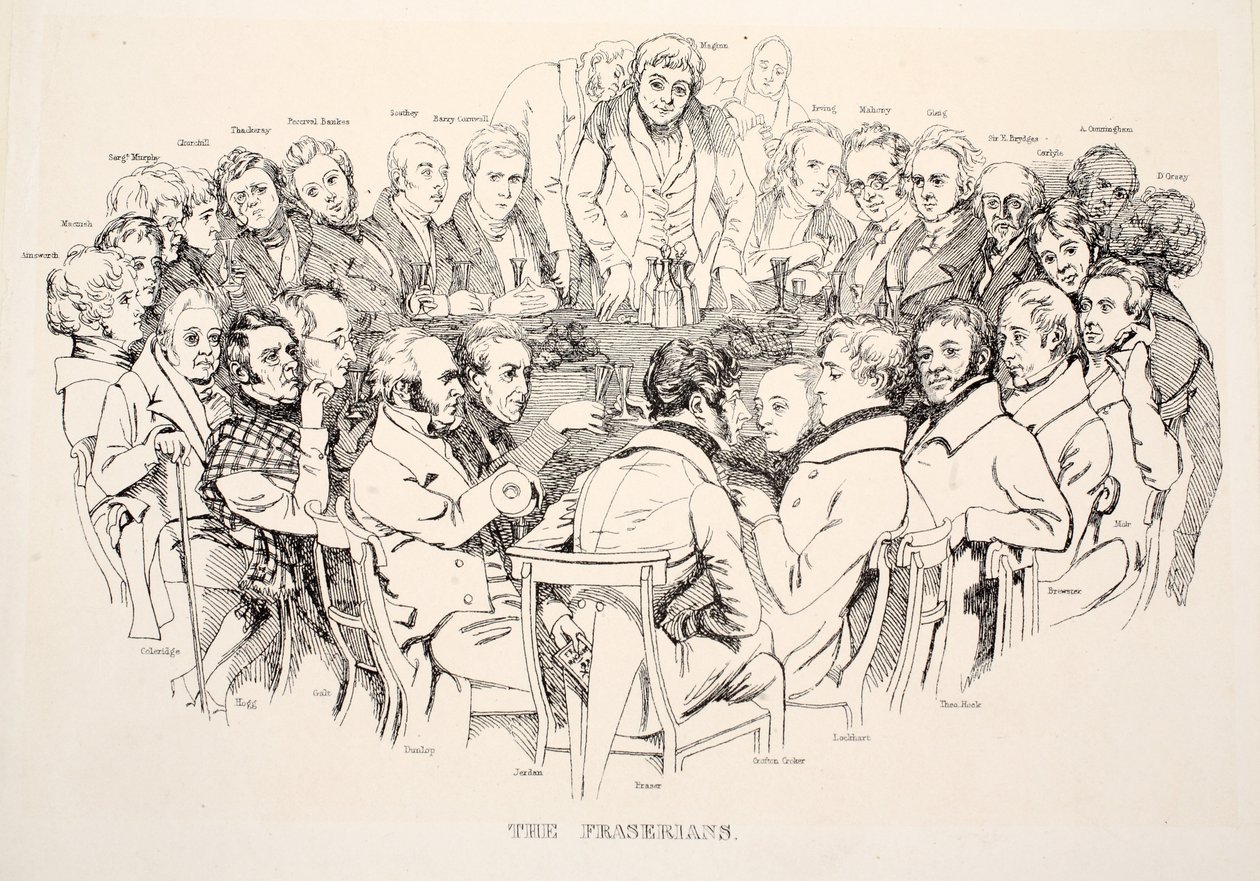 Fraseryanlar, pub. 1835 (gravür) by Daniel Maclise