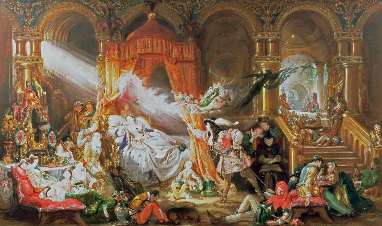 Uyuyan güzel by Daniel Maclise