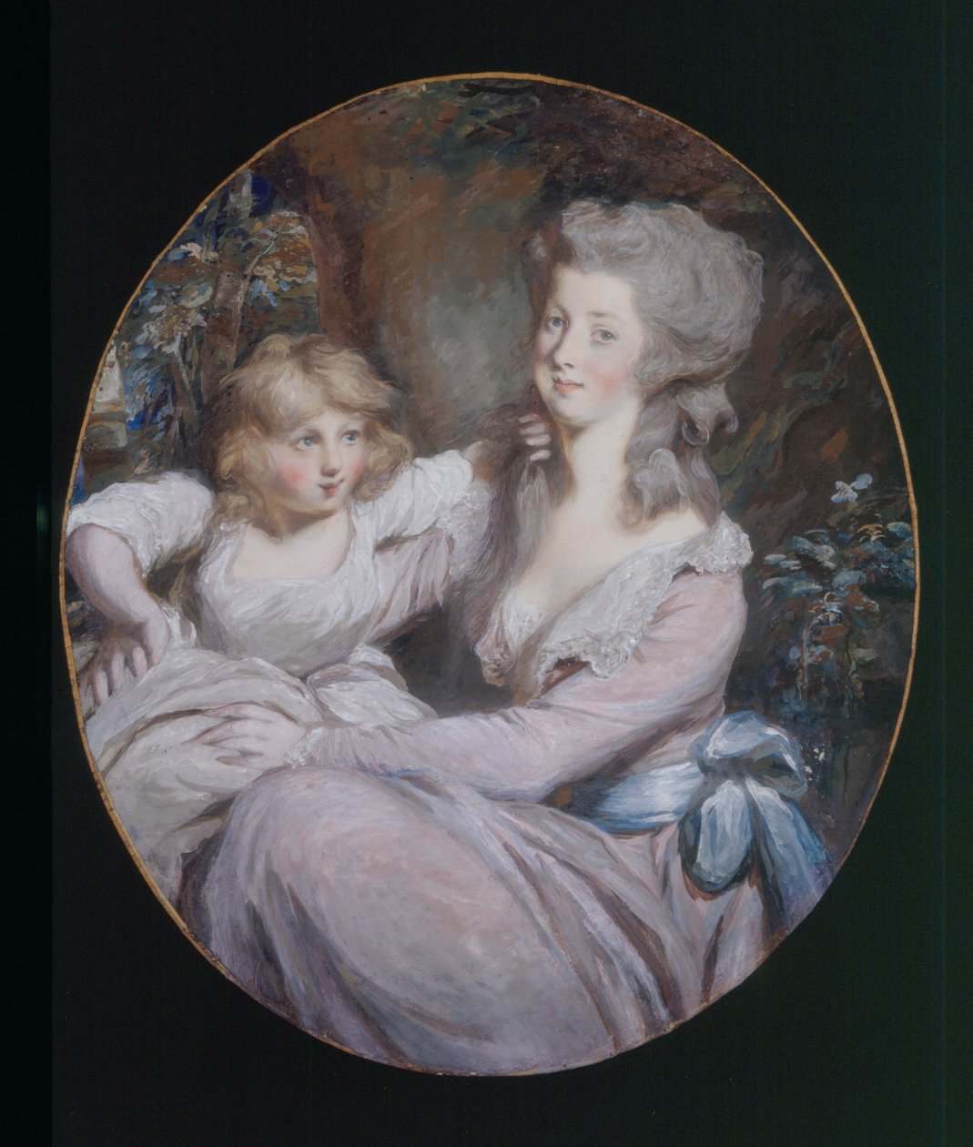 Margaret “Peggy” Arnold ve kızı Sophia, c.1787 by Daniel Gardner