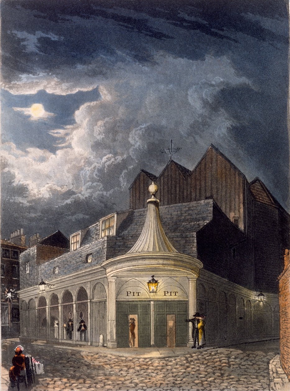 Olimpiyat Tiyatrosu, 1826 by Daniel Havell