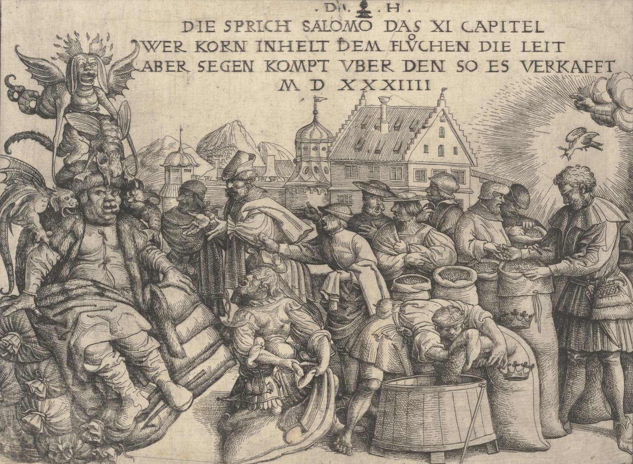 Süleymanın Meselleri 11:26, 1534 için örnek. by Daniel Hopfer
