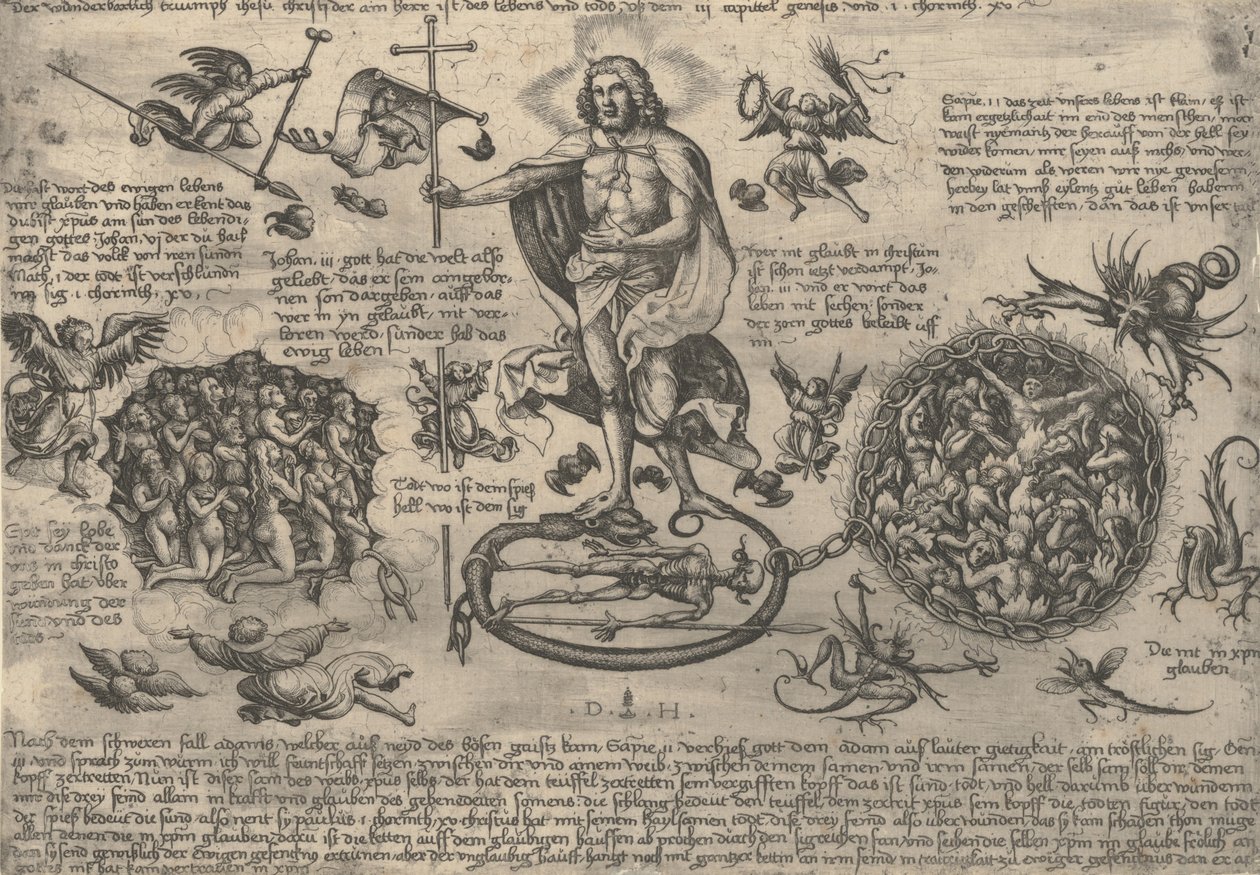 Muzaffer İsa, ca. 1530-36. by Daniel Hopfer