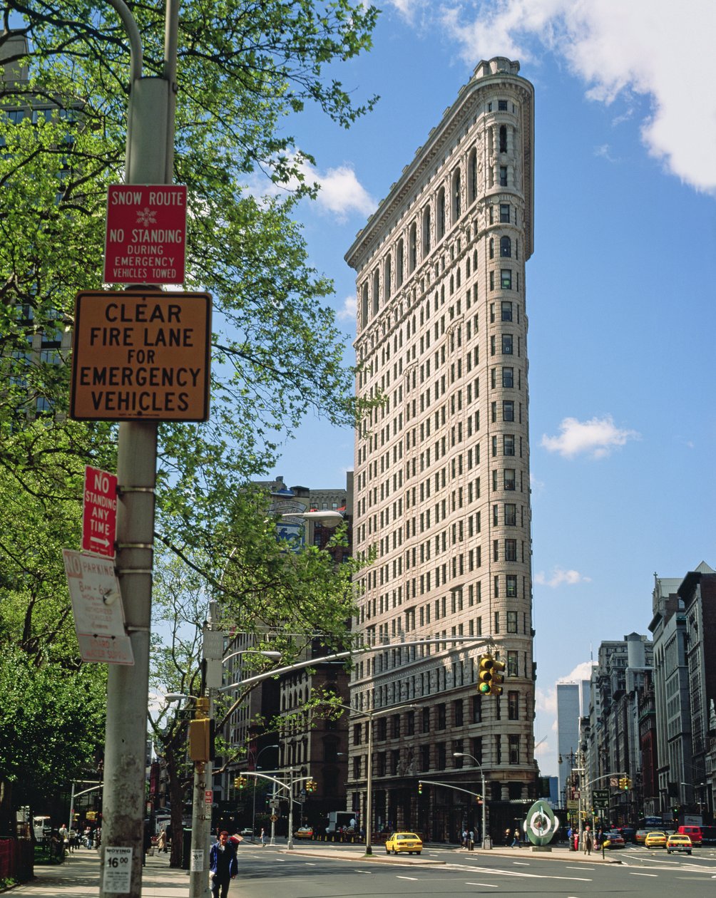 The Flatiron Building, completed 1902  by Daniel Hudson Burnham