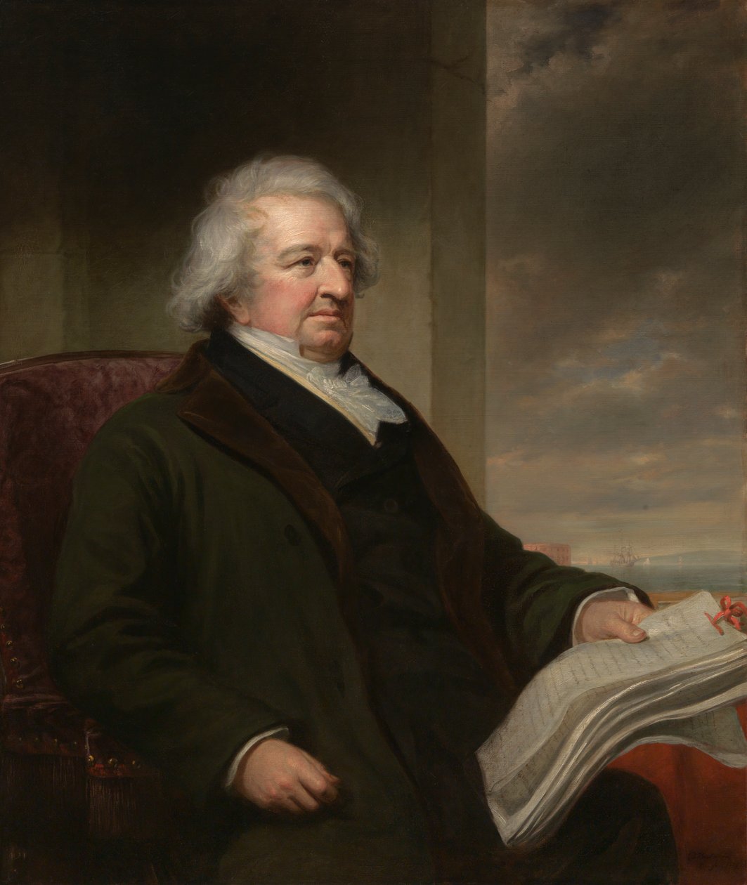 Gulian Crommelin Verplanck, 1857. by Daniel Huntington