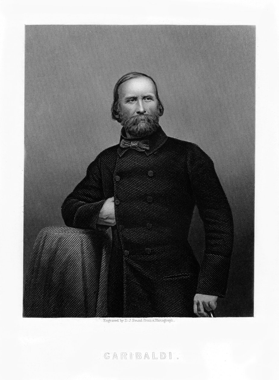 Giuseppe Garibaldi, İtalyan vatansever, 19. yüzyıl by Daniel John Pound