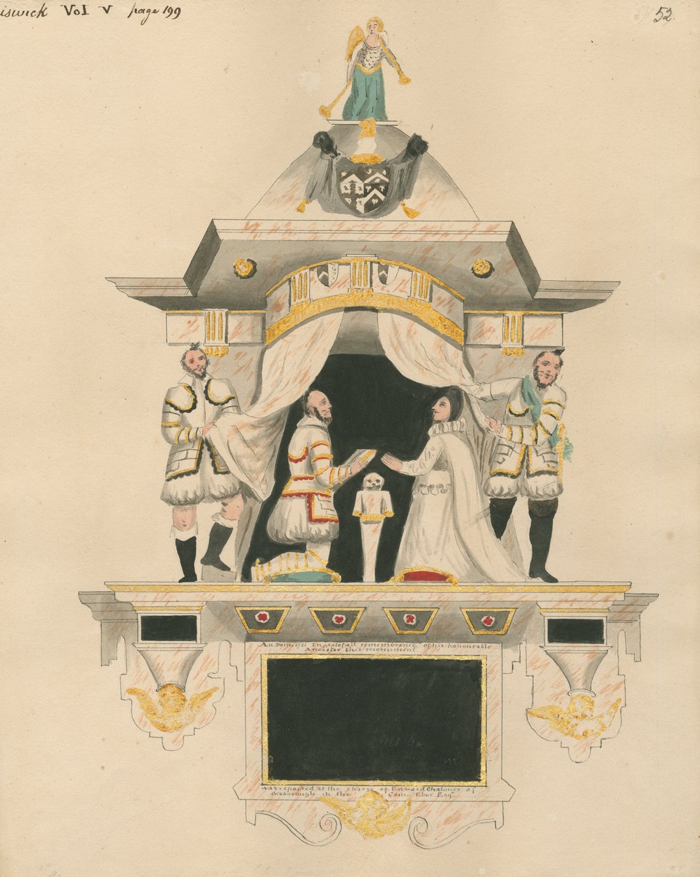Sir Thomas Chaloner Anıtı by Daniel Lysons