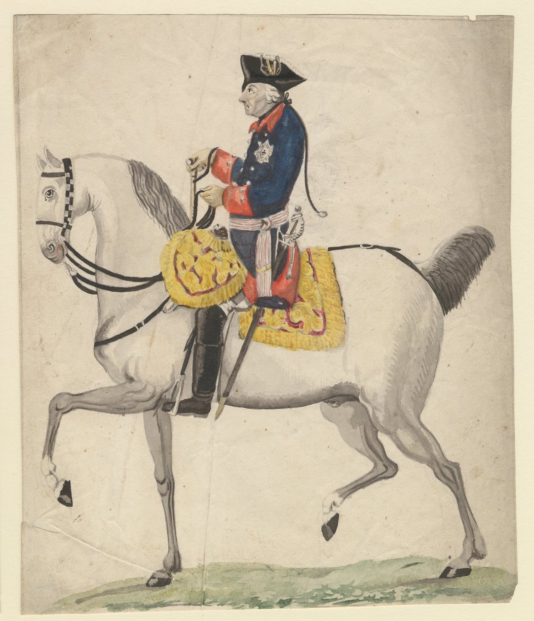 Prusya Kralı II. Friedrich, 1785 by Daniel Nikolaus Chodowiecki