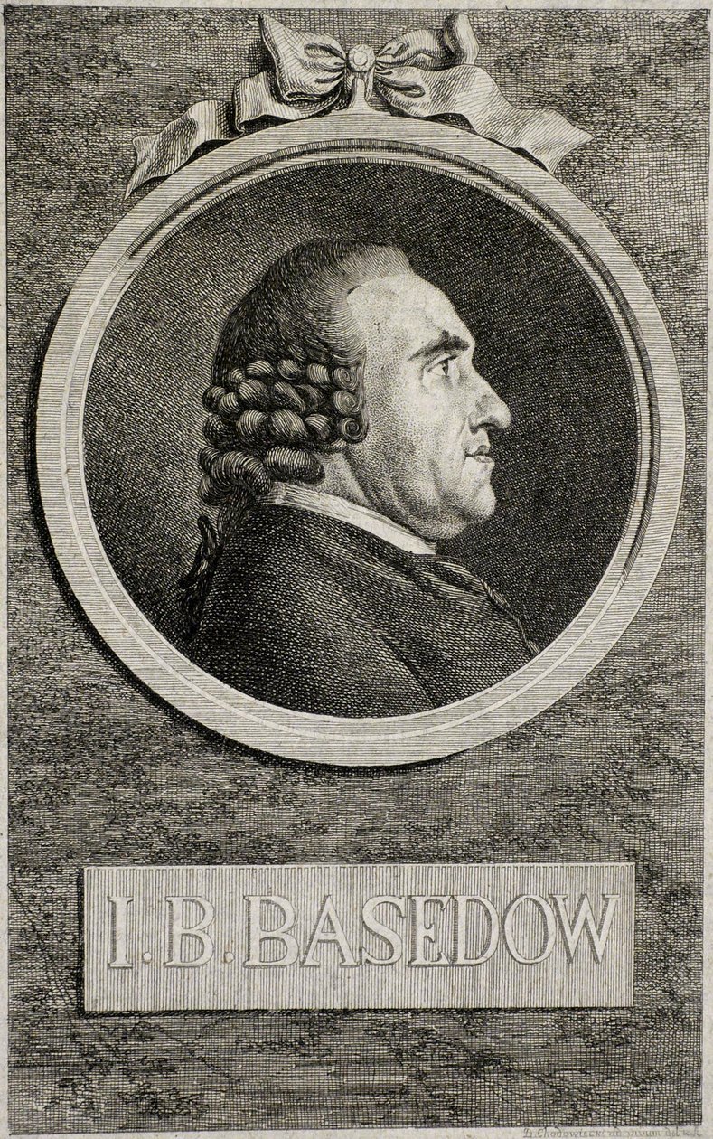 Johann Bernhard Basedow 1724-1790, 1773 by Daniel Nikolaus Chodowiecki