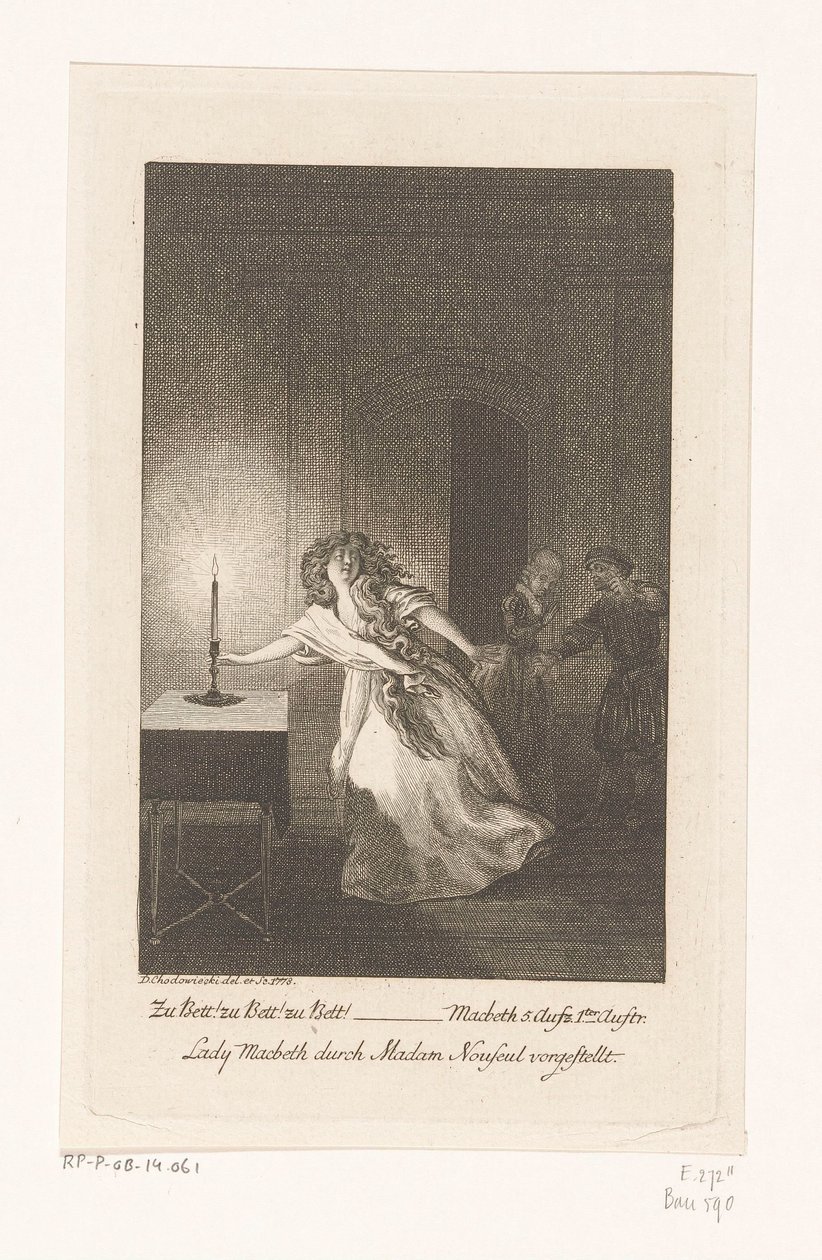 Leydi Macbeth by Daniel Nikolaus Chodowiecki