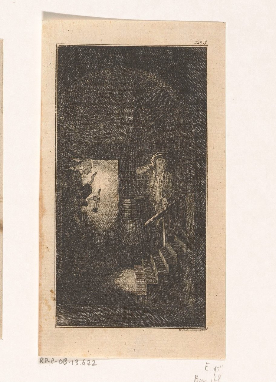 Sebaldus Nothanker mahzende by Daniel Nikolaus Chodowiecki
