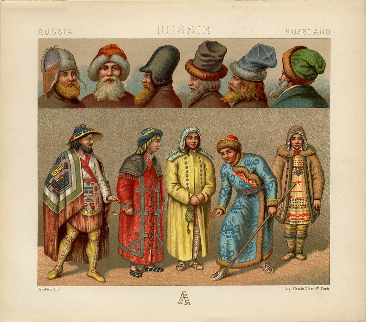 Rus Elbisesi, 1880 by Daniel Urrabieta Vierge