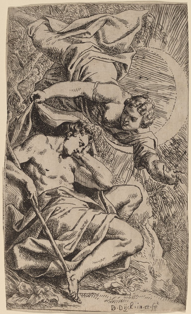 Diana ve Endymion by Daniel van den Dyck