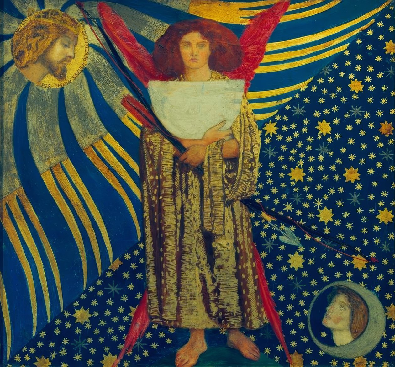 Dantis Aşkı by Dante Gabriel Charles Rossetti
