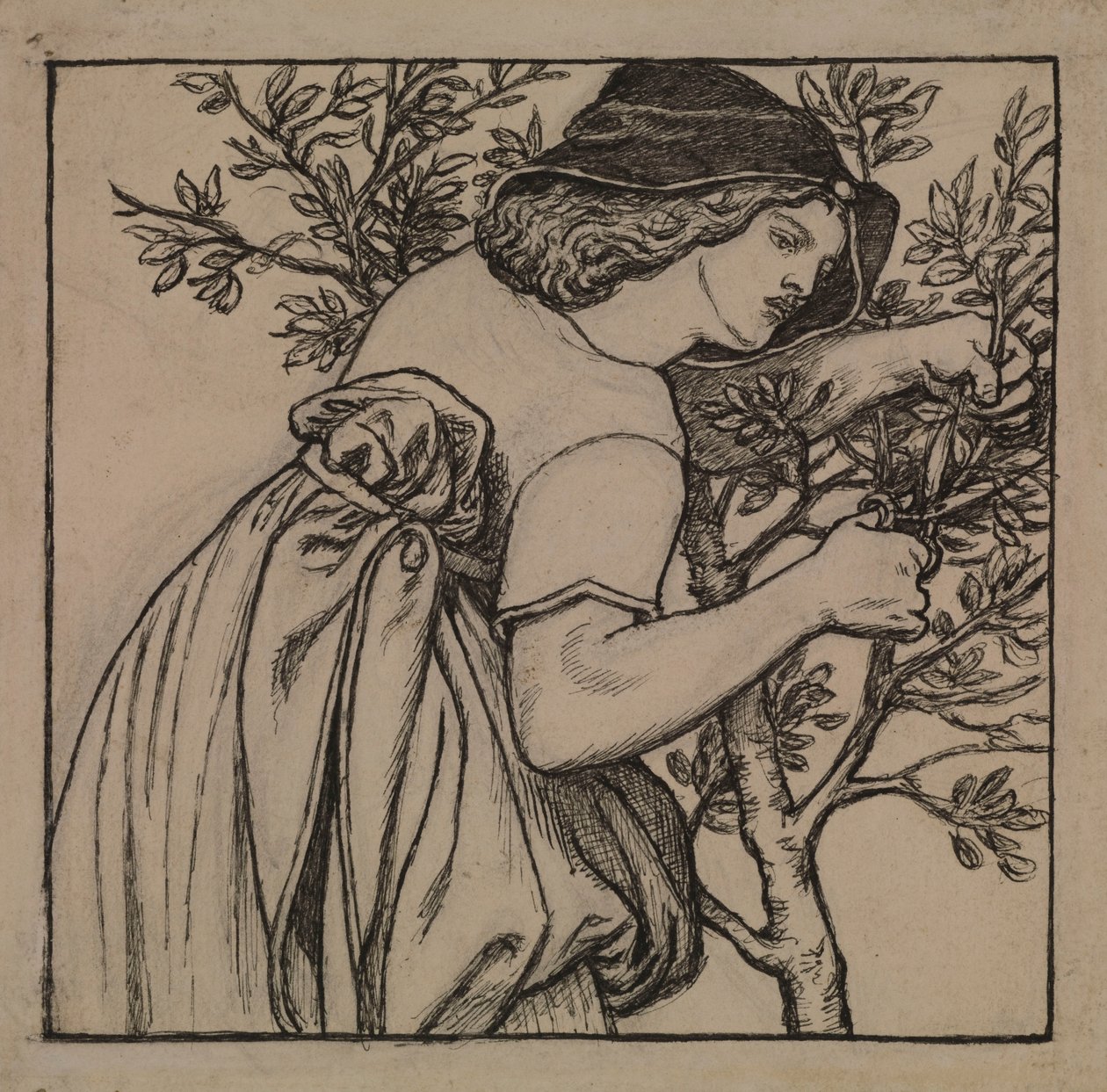 Kral Renés Balayı by Dante Gabriel Charles Rossetti
