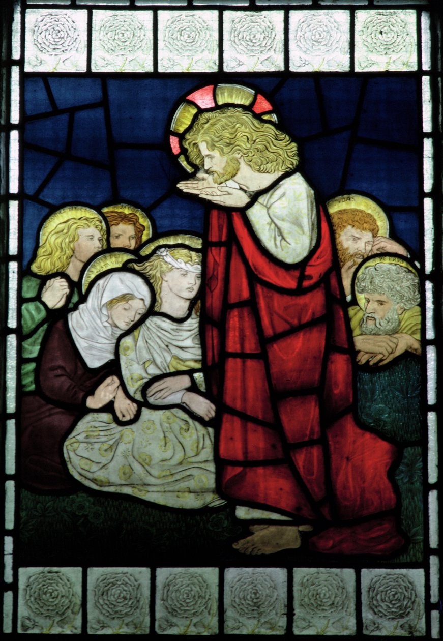 Christ Preaching, 1870 dolayları (vitray) by Dante Gabriel Charles Rossetti