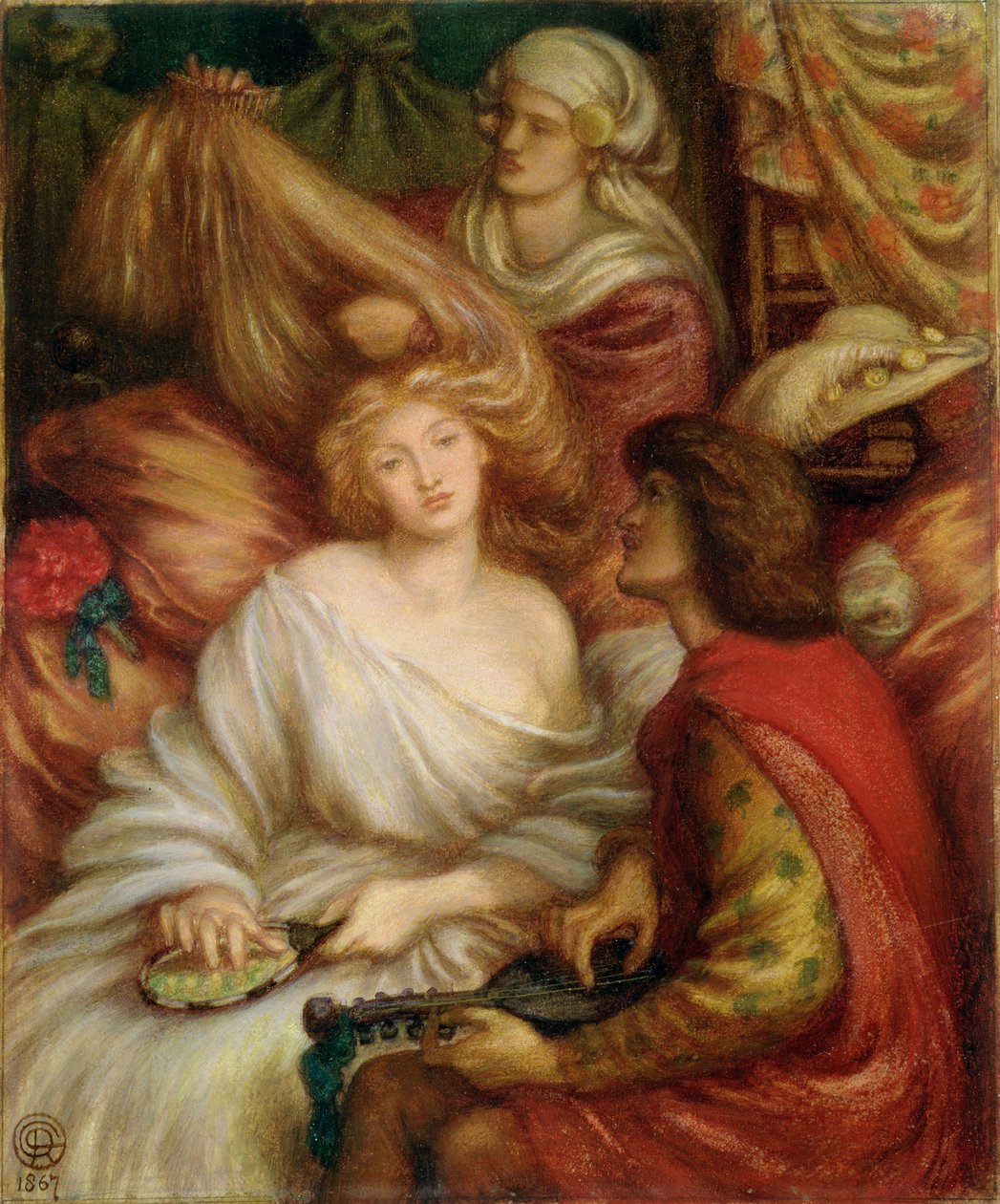 Sabah Müziği by Dante Gabriel Charles Rossetti