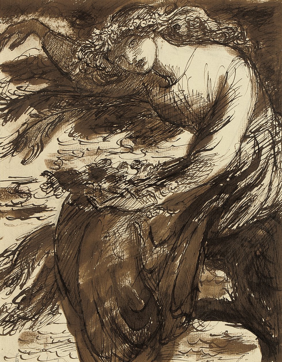 Ofelia, by Dante Gabriel Charles Rossetti
