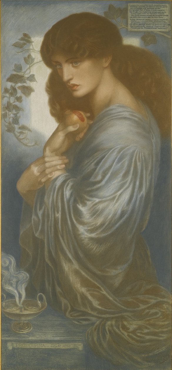 proserpin by Dante Gabriel Charles Rossetti