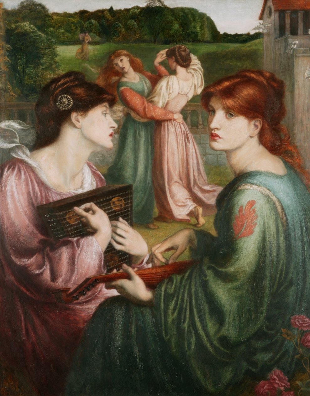 Bower Çayırı by Dante Gabriel Charles Rossetti