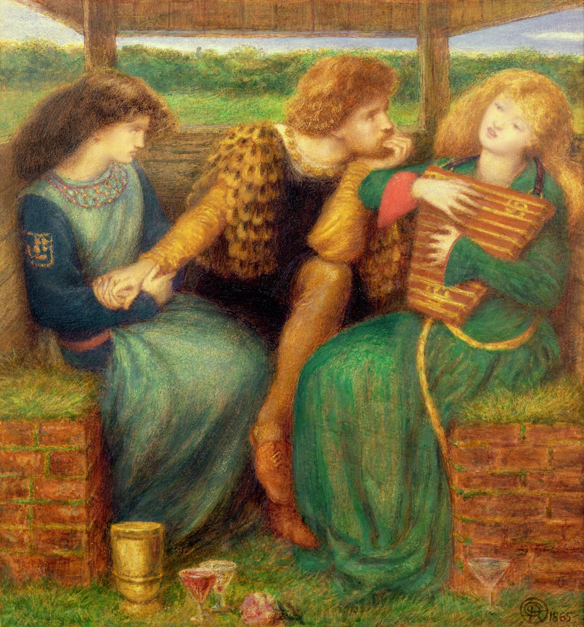 Acımasız Hanımefendi by Dante Gabriel Charles Rossetti