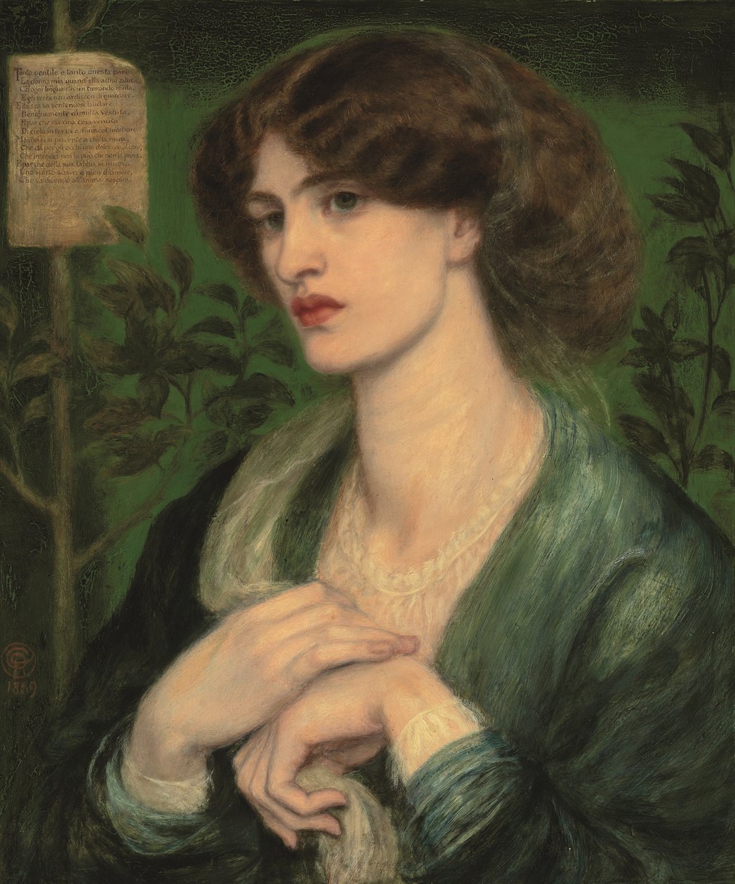 Beatrice'in Selamı by Dante Gabriel Charles Rossetti