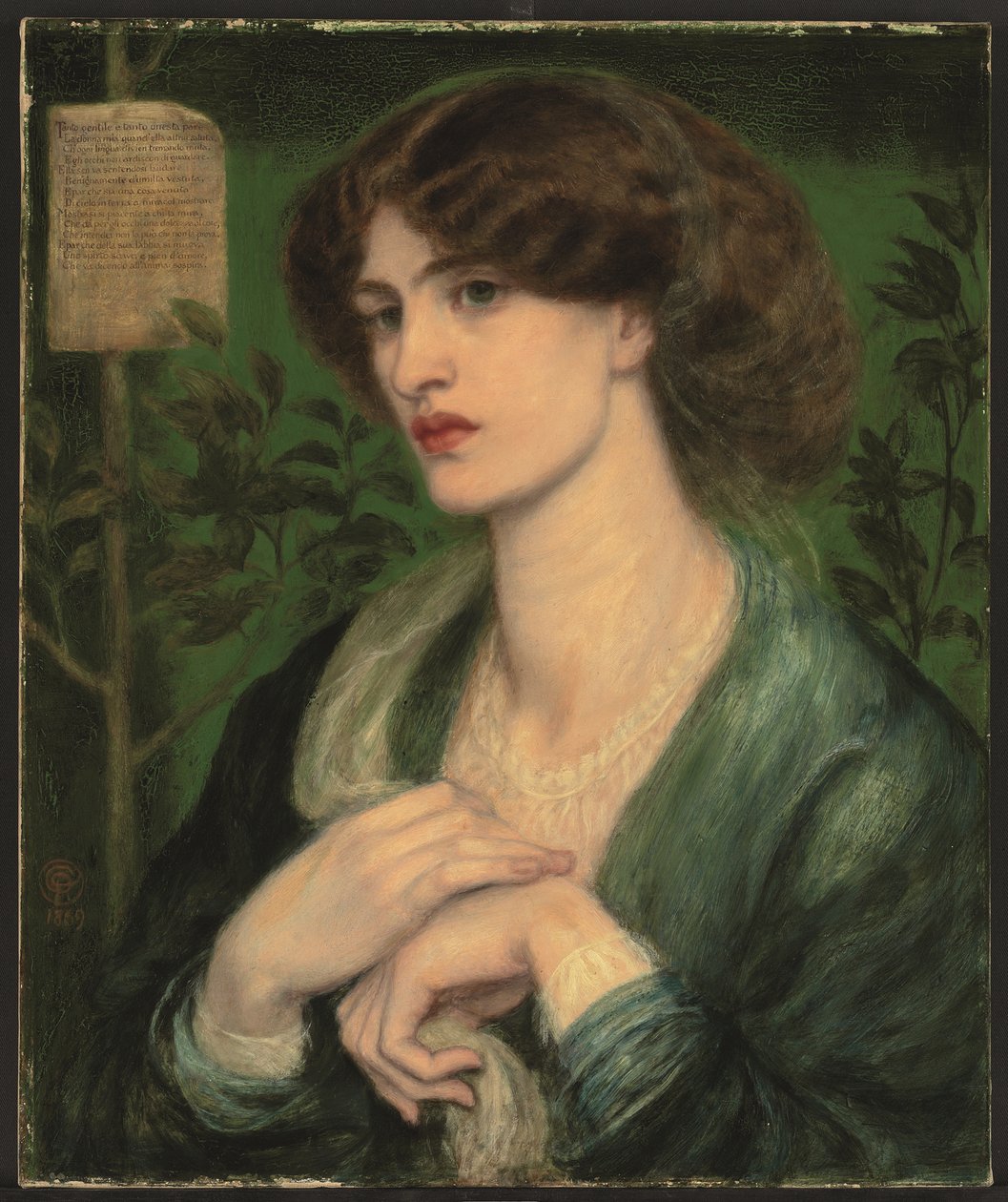 Beatrice'in Selamı by Dante Gabriel Charles Rossetti