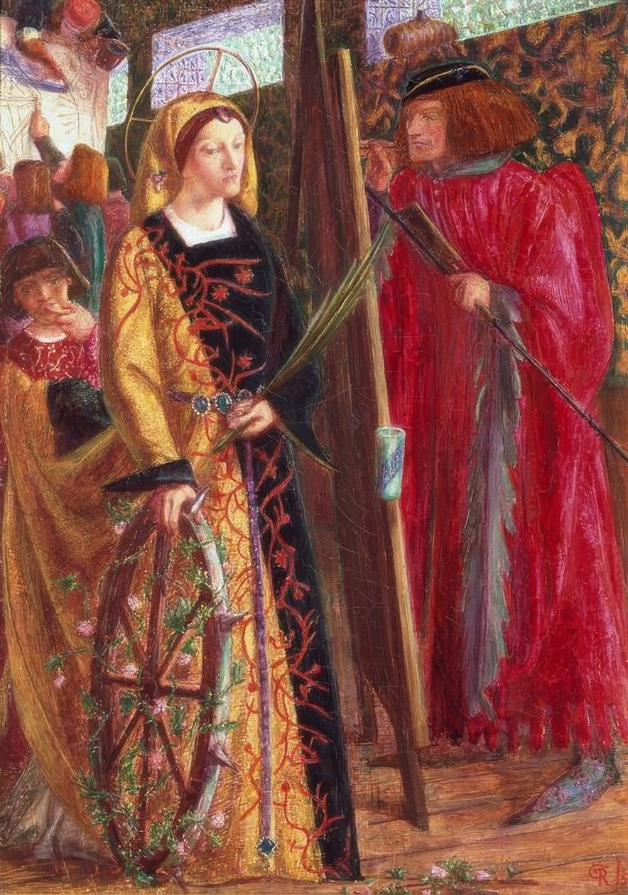 Aziz Catherine by Dante Gabriel Charles Rossetti