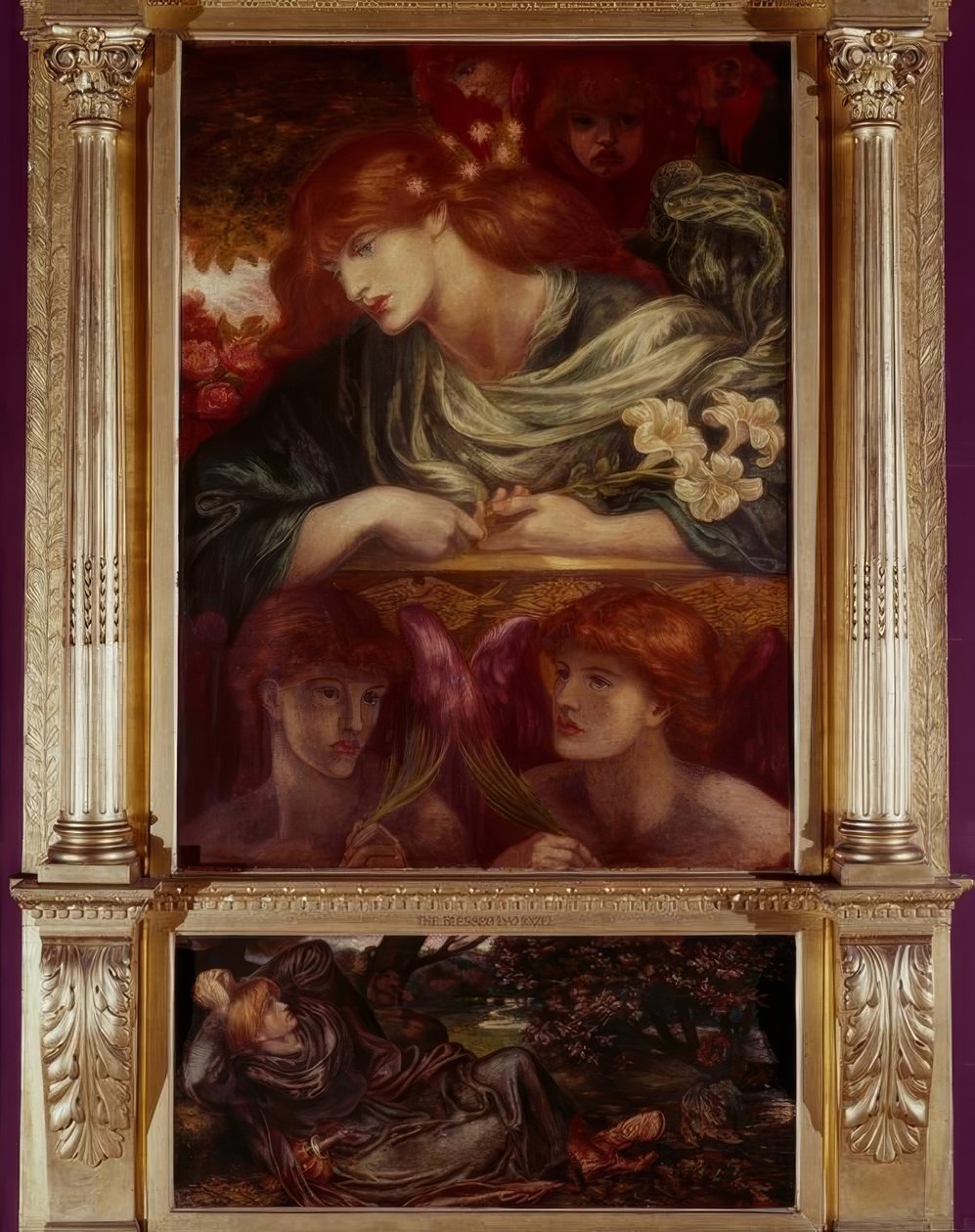 mübarek Damozel by Dante Gabriel Charles Rossetti