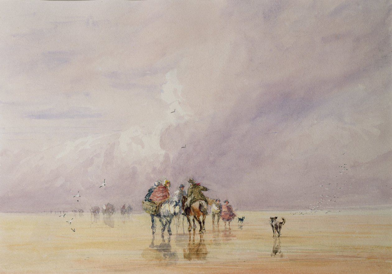 Lancaster Kumlarını Geçmek by David Cox