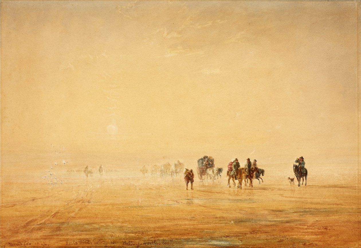 Lancaster Kumları, 1844 by David Cox