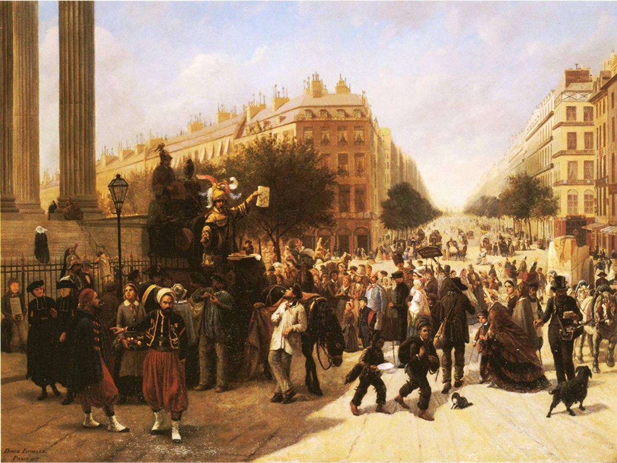 Place de la Madeleine, Paris, 1857 by David Jacobsen