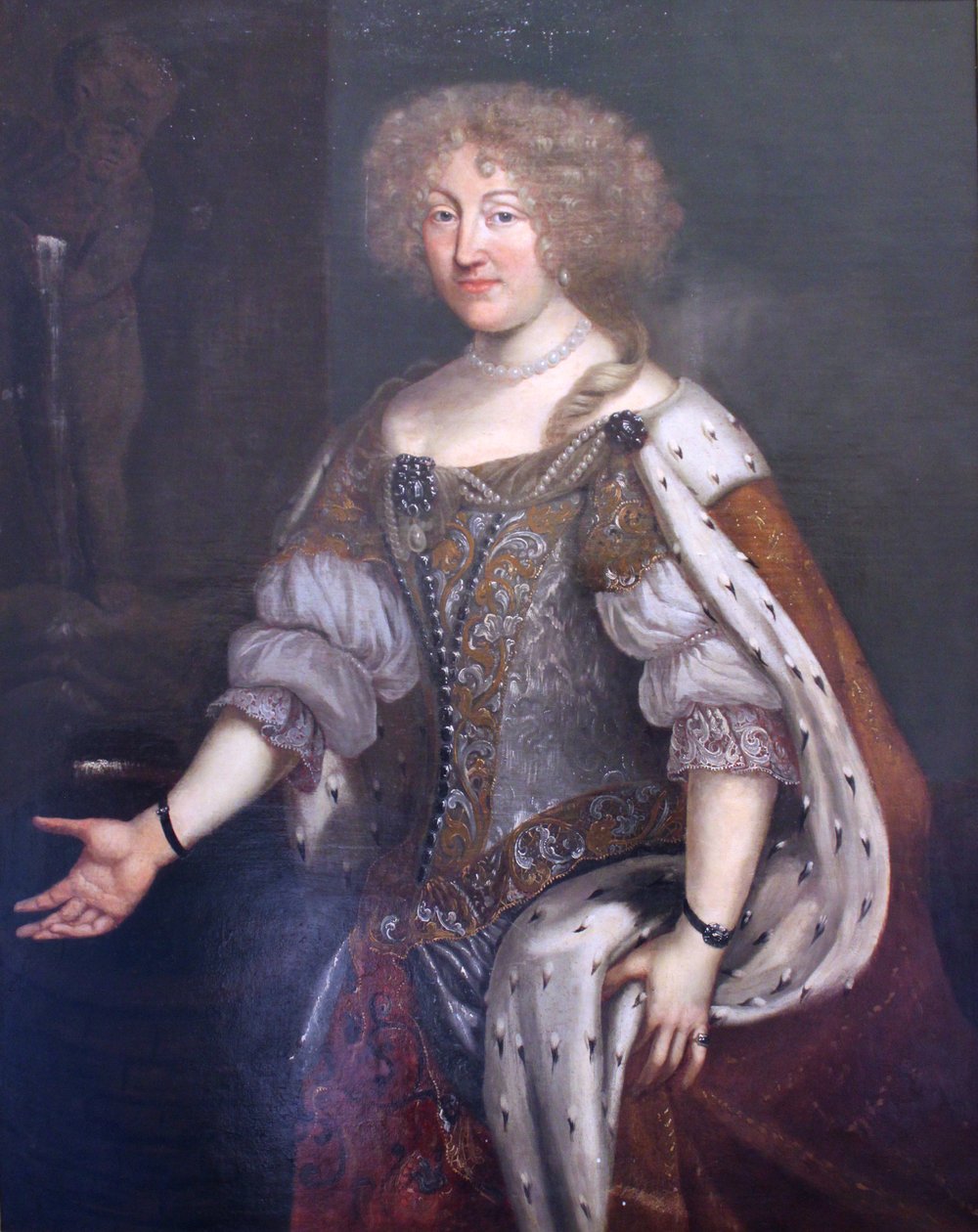 Württemberg Düşesi Magdalena Sibylla (1652-1712) by David Klöcker Ehrenstrahl