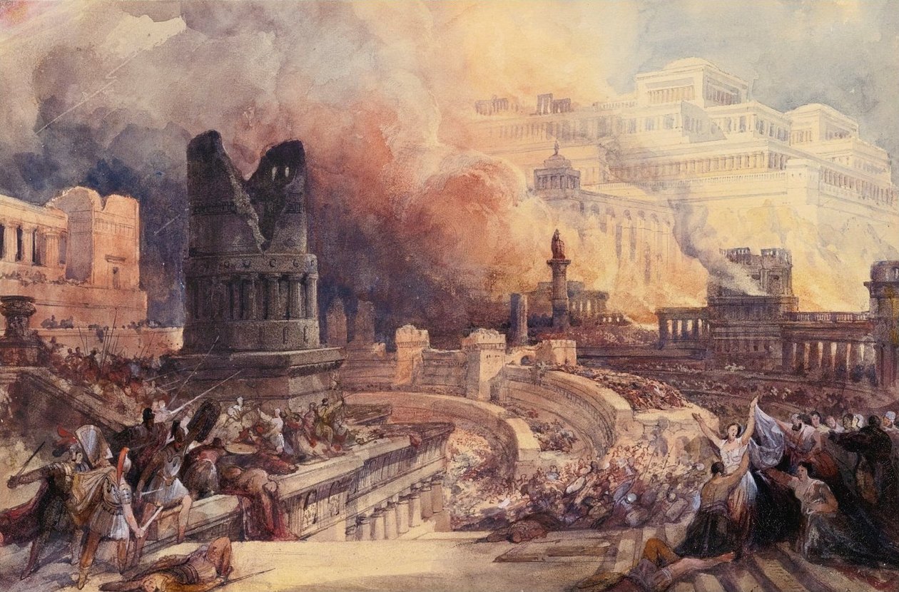 Bir Şehrin Yıkılışı by David Roberts