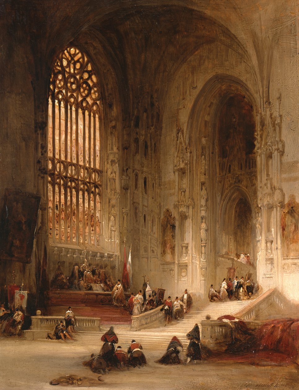 Burgos Katedrali, 1838 by David Roberts