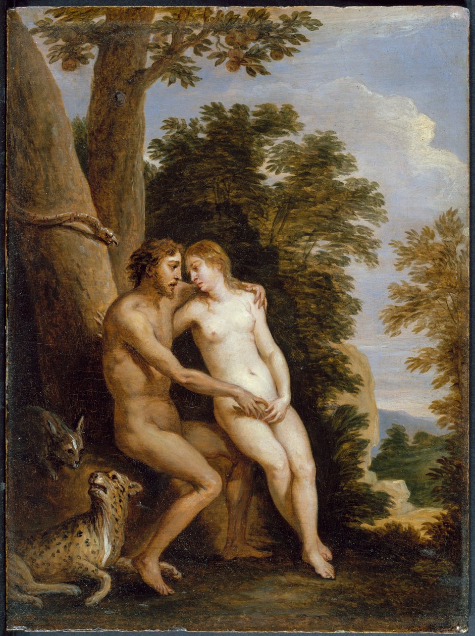 Adem ve Havva by David Teniers the Younger