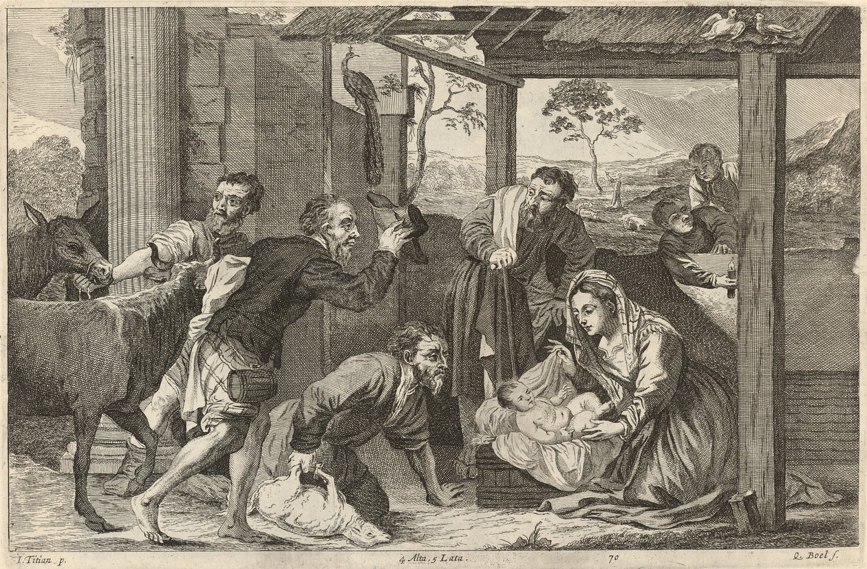 Çobanların hayranlığı by David Teniers the Younger