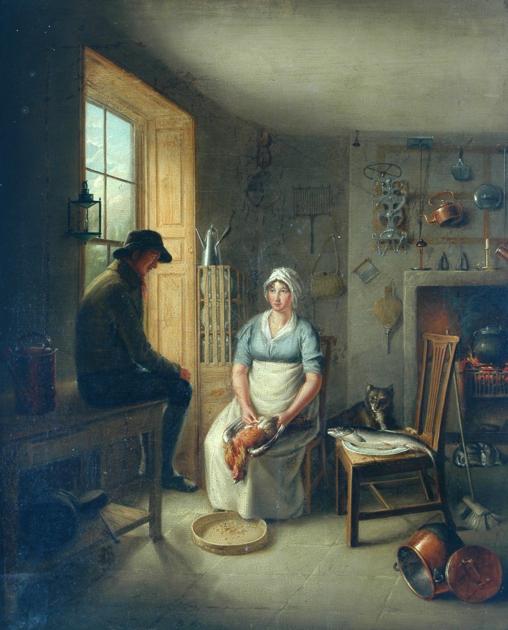 Oyun Bekçisi ve Aşçı by David Wilkie