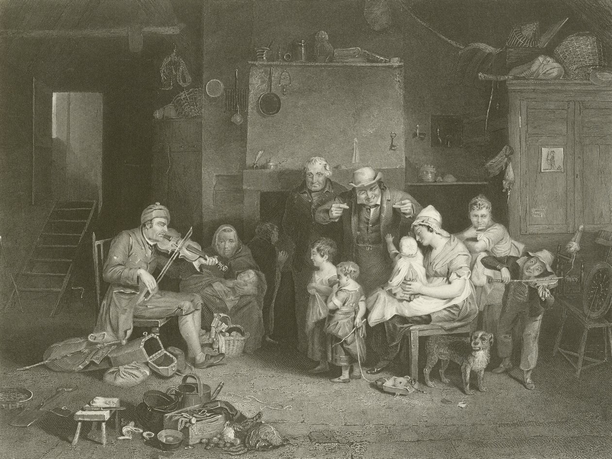 The Blind Fiddler  by David Wilkie