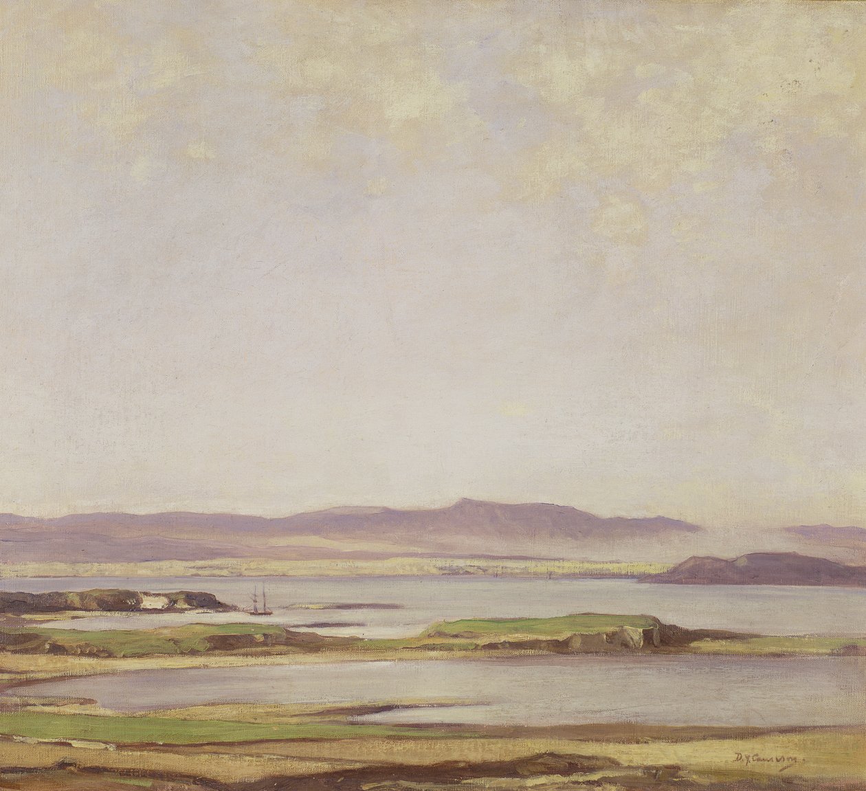Dunstaffnage, Argyll by David Young Cameron