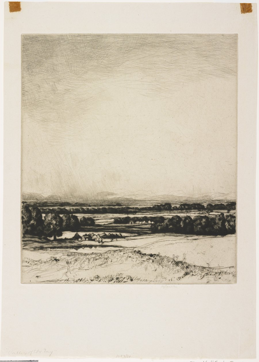 Vallée du Tay (Tay Vadisi), 1931 by David Young Cameron