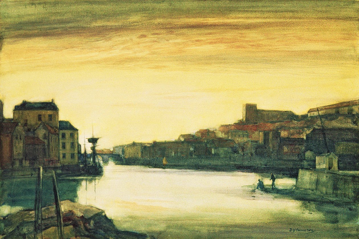 Whitby: Liman Sahnesi by David Young Cameron