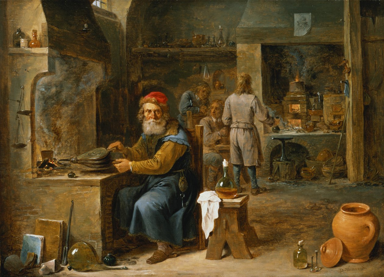 Kimyager by David Teniers the Younger