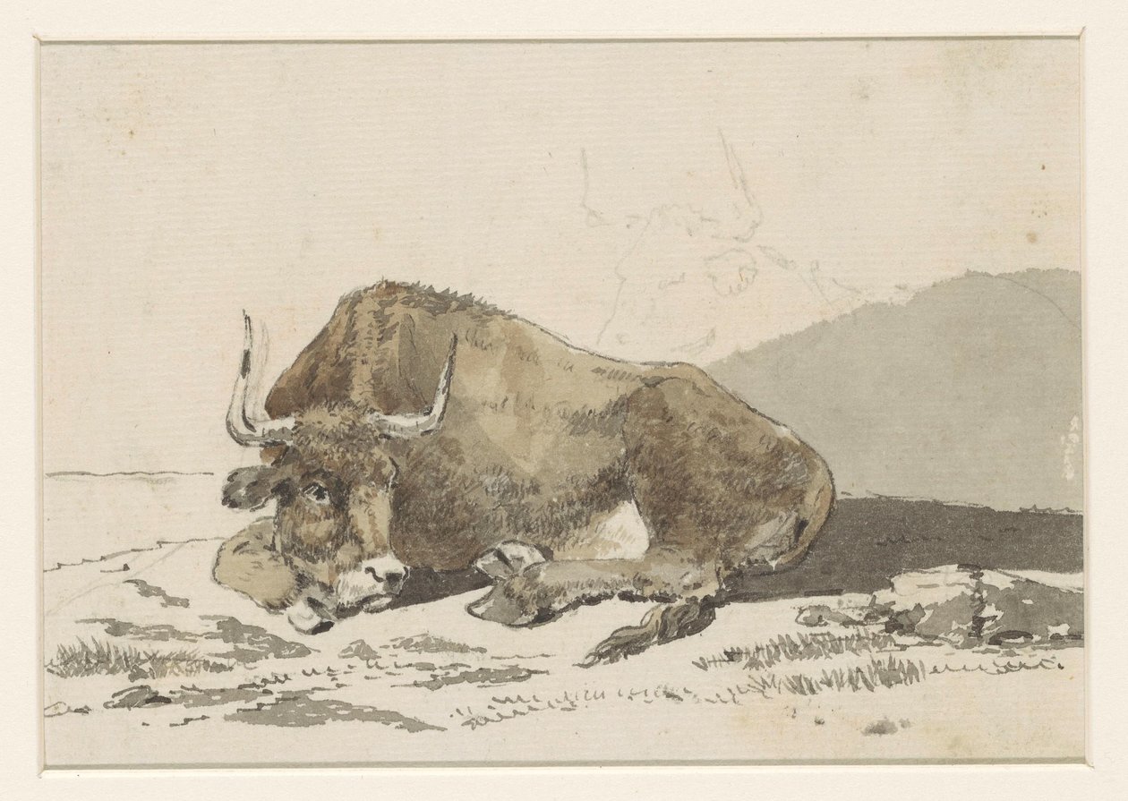 Liggend yuvarlak by David Alphonse de Sandoz Rollin