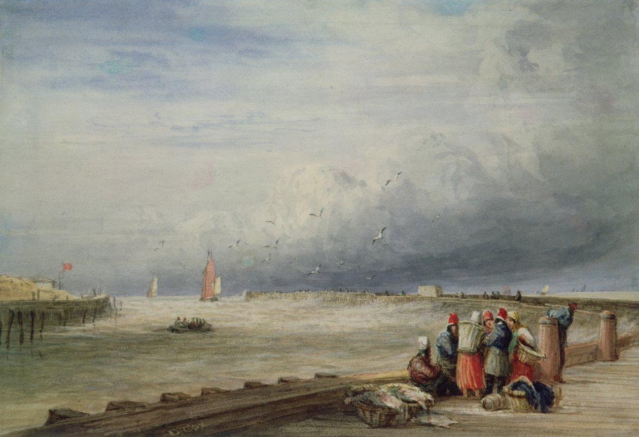 Calais İskelesi (wc) by David Cox