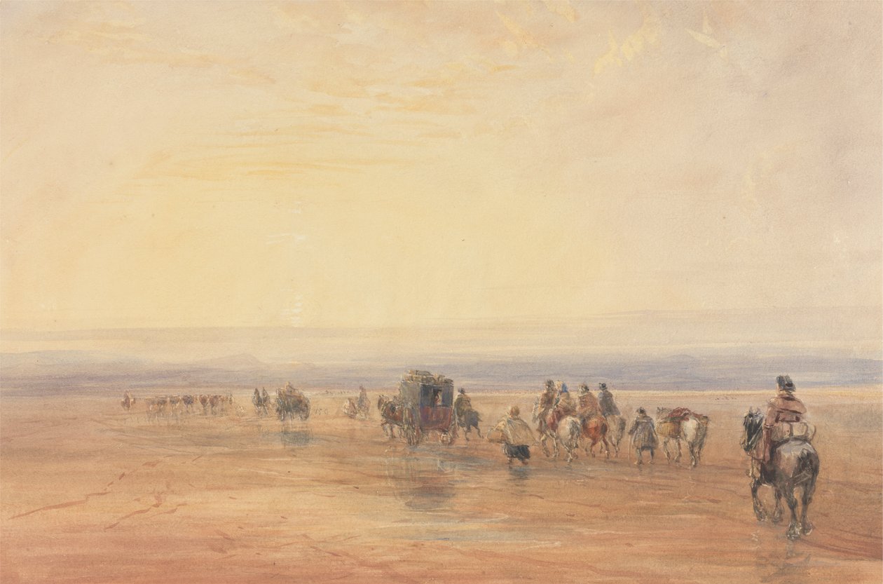 Lancaster Kumlarını Geçmek by David Cox