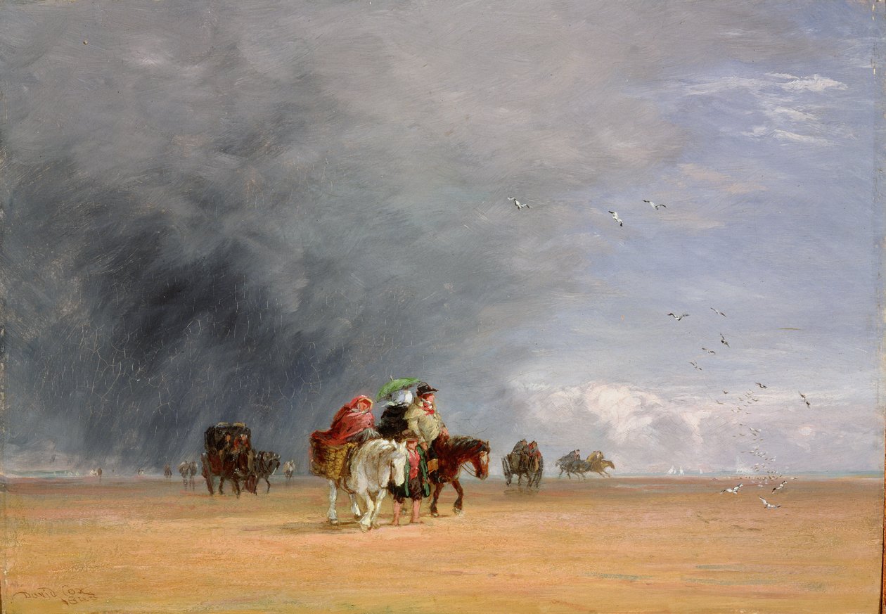 Kumları Geçmek, 1848 by David Cox