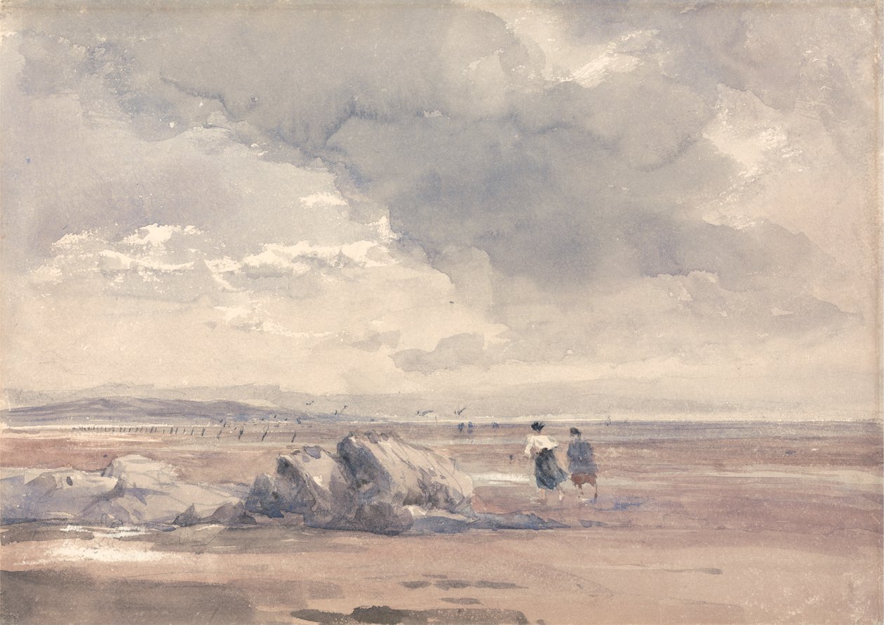 Lancaster Sands'de, Alçak Gelgit by David Cox