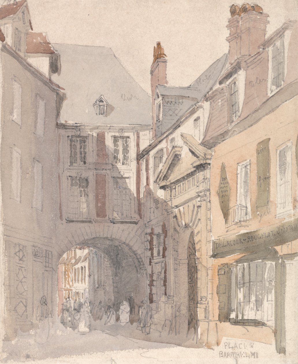 St. Barthelemy, Rouen by David Cox