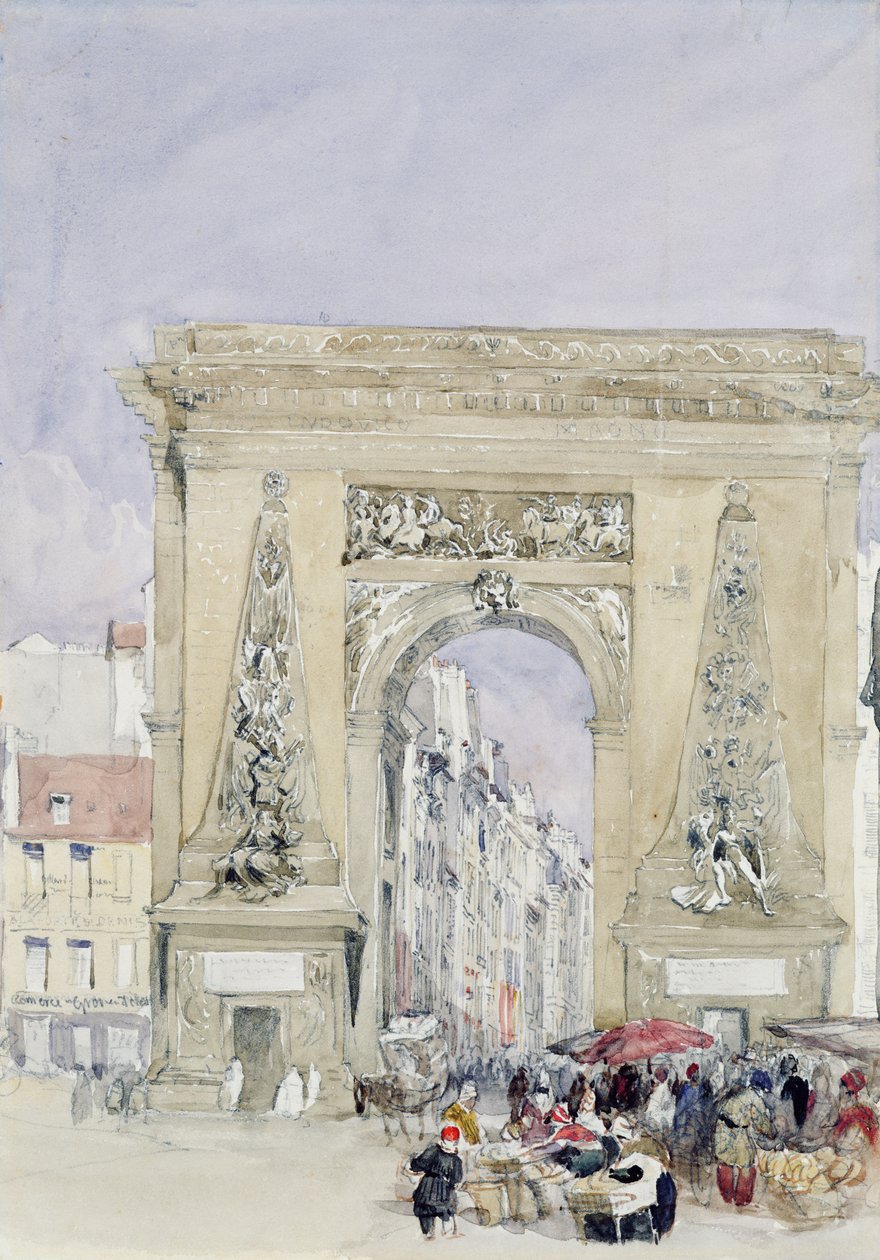 Porte St. Denis by David Cox