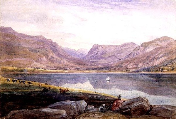Tal-y-llyn, Kuzey Galler by David Cox